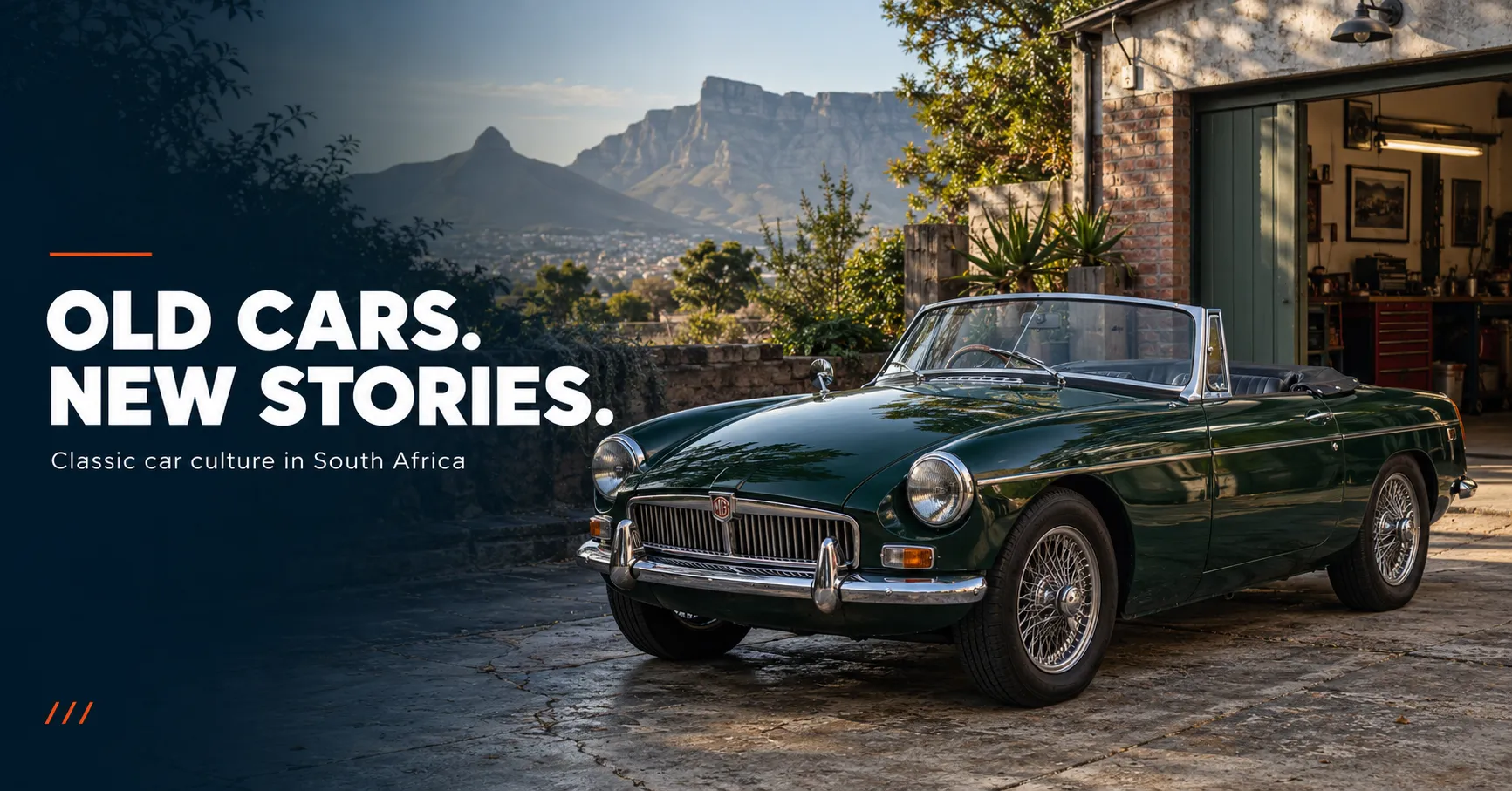 Classic cars parked together at a South African gathering